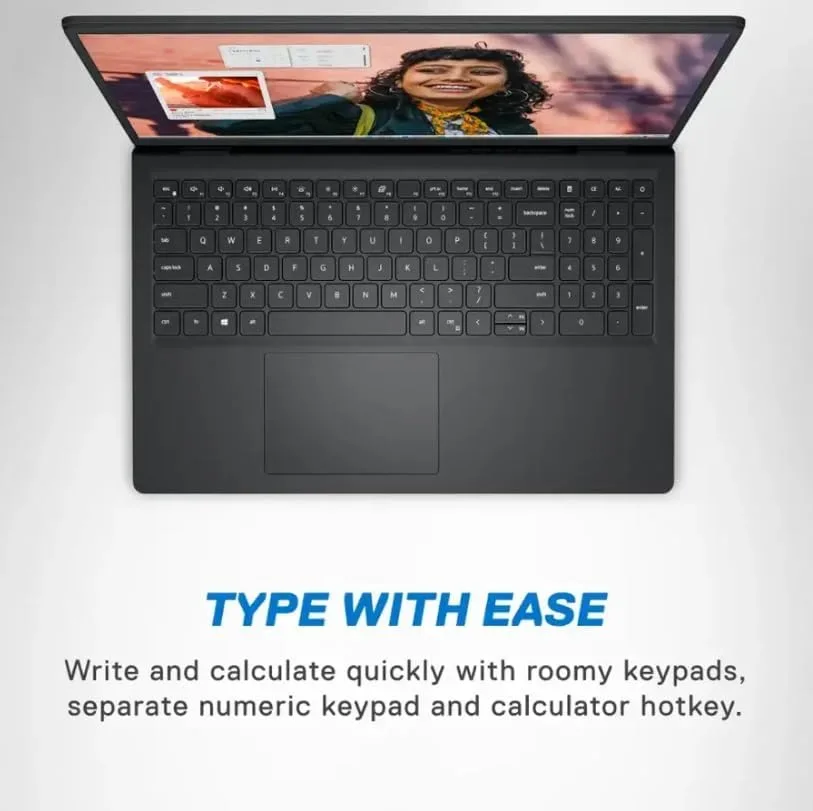 Dell 15 DC15250 i5-13 Touchscreen Laptop – Intel Core i5-1334U, 8GB RAM, 512GB SSD (Carbon Black), Accessories Bundle Included