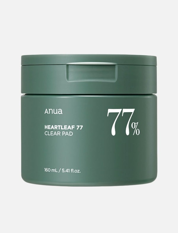 انوا منظفات تونر قطنيه هارتليف | ANUA HEARTLEAF 77% TONER PAD