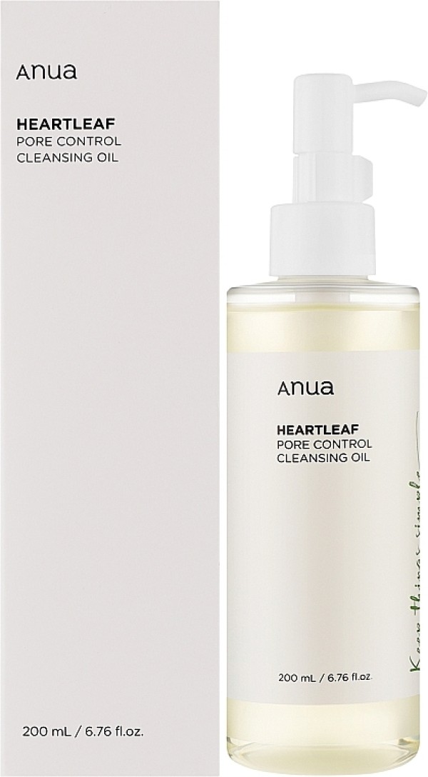 زيت تنظيف الوجه من انوا  لتحكم فى المسام 200ملي| Anua Heartleaf Pore Control Cleansing Oil 200ml