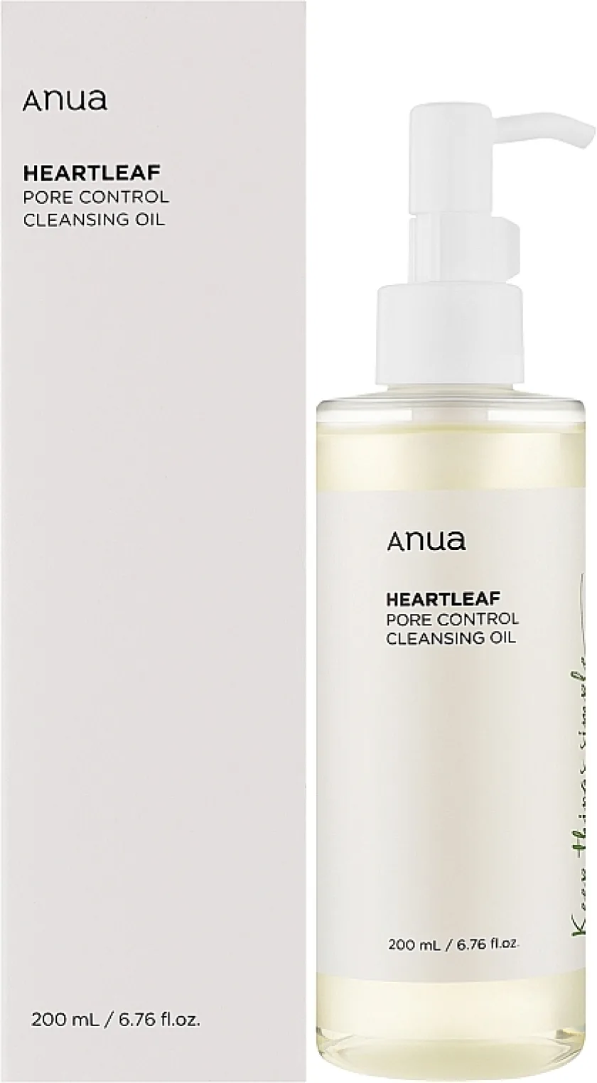 زيت تنظيف الوجه من انوا  لتحكم فى المسام 200ملي| Anua Heartleaf Pore Control Cleansing Oil 200ml