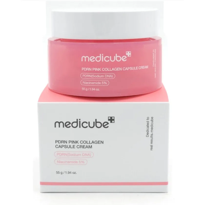 ميديكيوب كريم كبسولات كولا جين  55جم | Medicube PDRN Pink Collagen Capsule Cream 55g