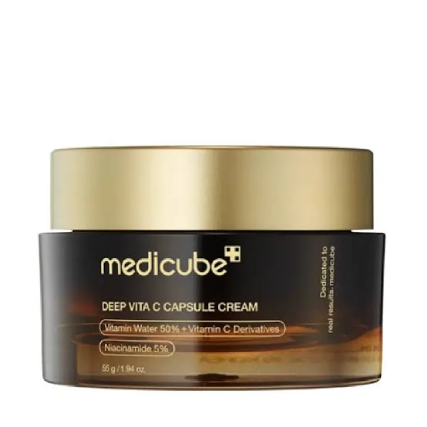 مديكيوب مرطب الوجه ديب فيتامين سي جولدن كابسول 55 جم | Medicube Deep Vita C Capsule Cream 55g