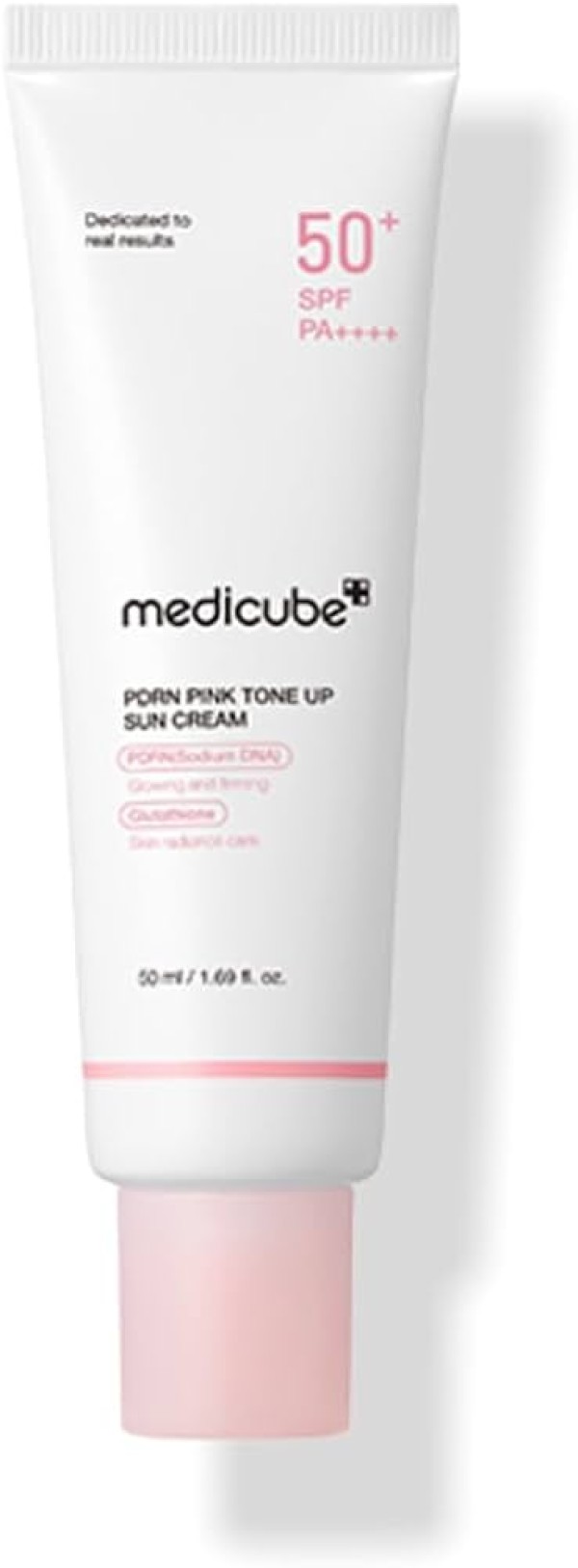 ميديكيوب كريم واقي الشمس الوردي بتقنية PDRN  50 ملي| Medicube Pdrn Pink Tone Up Sun Cream - 50 ml