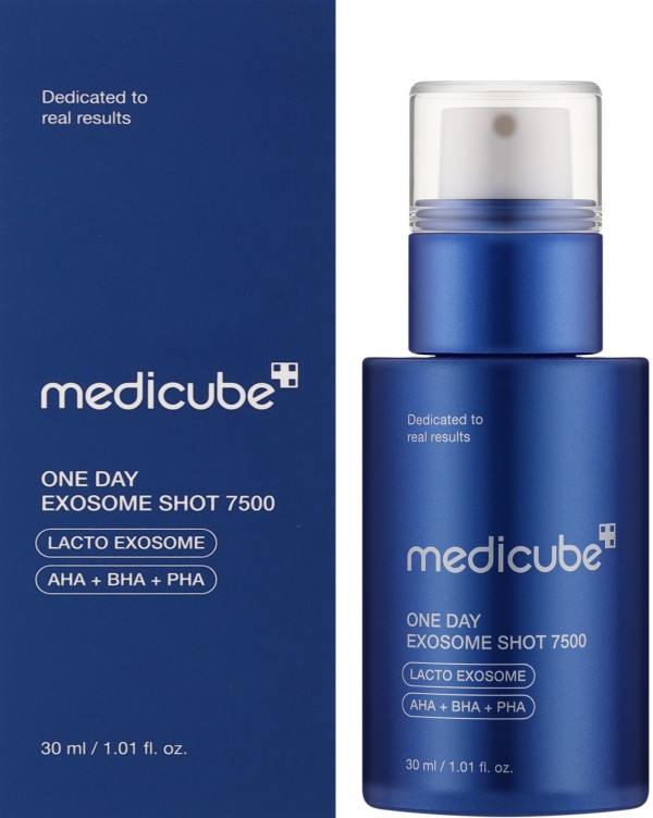 ميديكيوب سيروم الوجه زيرو اكسوسوم معزز لبشره 30ملي| Medicube One Day Exosome Shot Pore Ampoule 7500 30ml