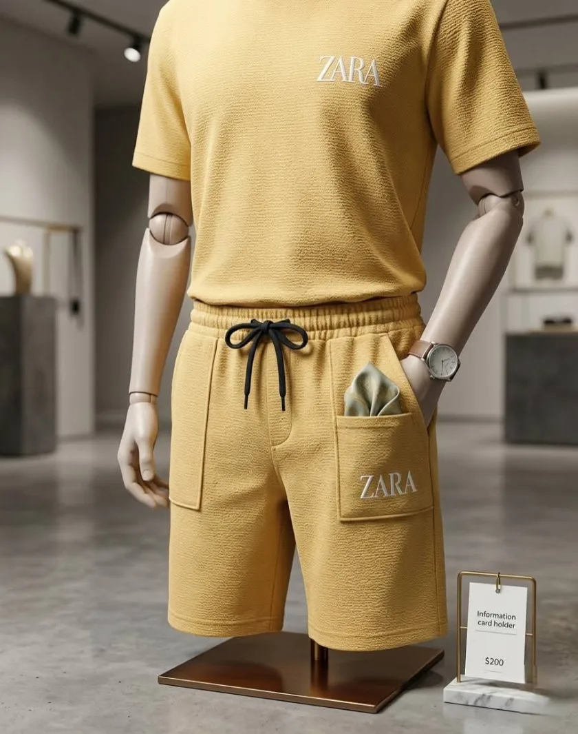 ترينج شورت zara