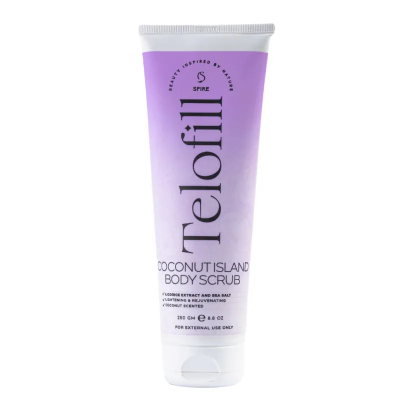 تيلوفيل سكراب الجسم بجوز الهند 250جم| TELOFILL BODY SCRUB COCONUT ISLAND 250GM