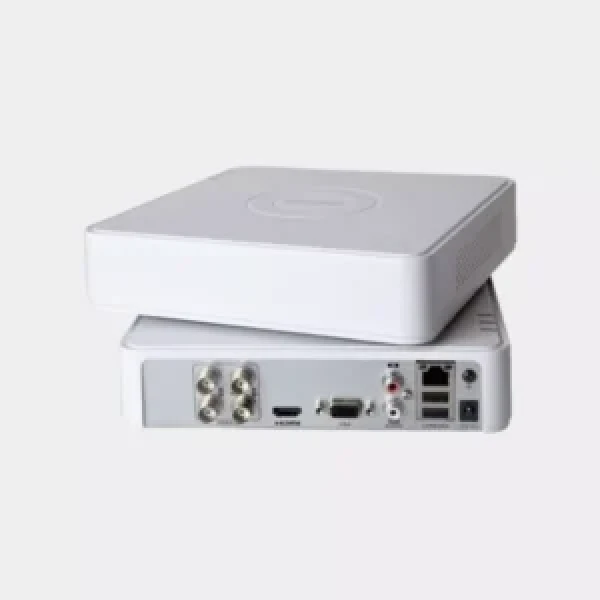 جهاز تسجيل هيك فيجن 4 قنوات 5 ميجا (Turbo HD) | دقة 3K فائقة الوضوح | Hikvision AcuSense