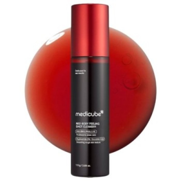 ميديكيوب بخاخ مقشر لجسم لمكافحة حب الشباب 110ج| Medicube Red Acne Body Peeling Shot 110g