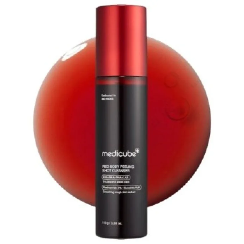 ميديكيوب بخاخ مقشر لجسم لمكافحة حب الشباب 110ج| Medicube Red Acne Body Peeling Shot 110g