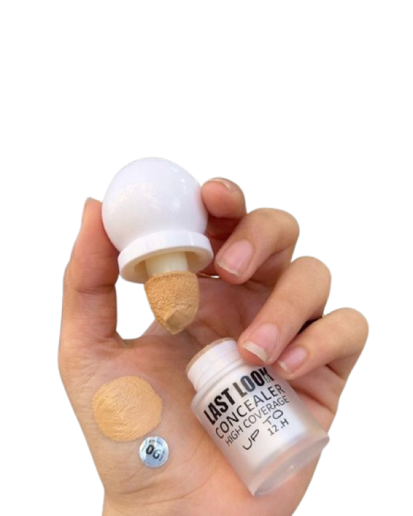 كونسيلر لاست لوك العلاجي الجديد بالأسفنجة تغطية كاملة وثبات 12 ساعة | Last Look Concealer