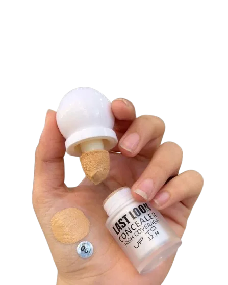 كونسيلر لاست لوك العلاجي الجديد بالأسفنجة تغطية كاملة وثبات 12 ساعة | Last Look Concealer