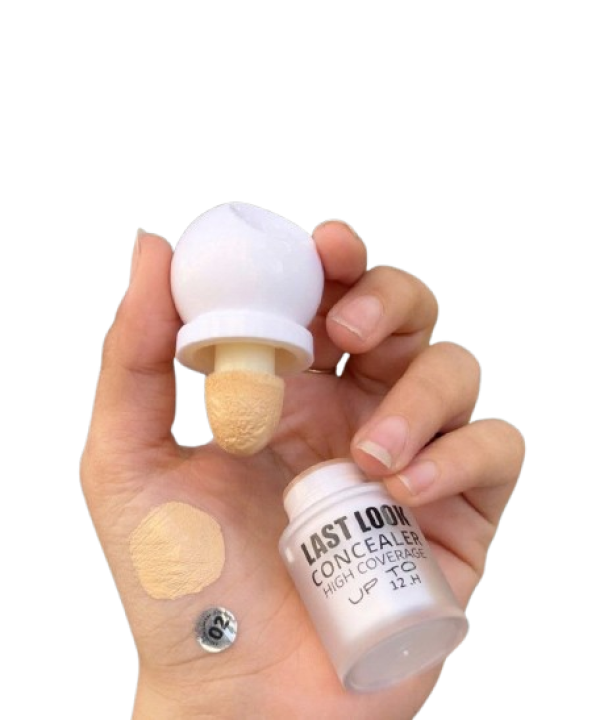 كونسيلر لاست لوك العلاجي الجديد بالأسفنجة تغطية كاملة وثبات 12 ساعة | Last Look Concealer