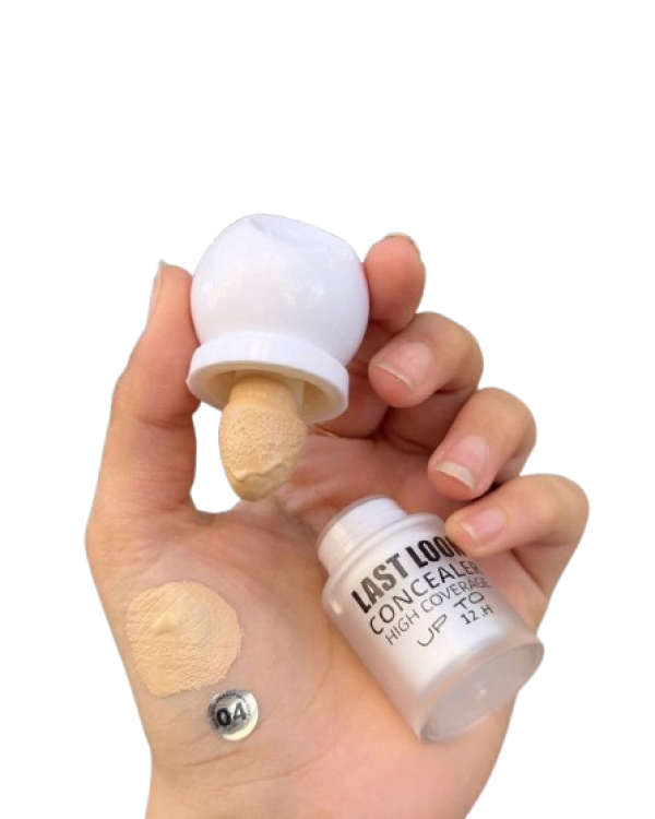 كونسيلر لاست لوك العلاجي الجديد بالأسفنجة تغطية كاملة وثبات 12 ساعة | Last Look Concealer