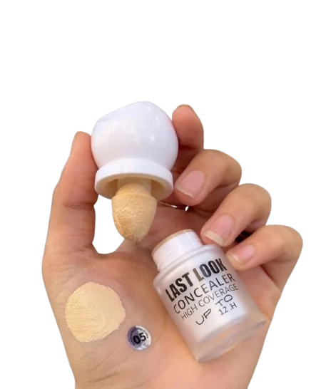 كونسيلر لاست لوك العلاجي الجديد بالأسفنجة تغطية كاملة وثبات 12 ساعة | Last Look Concealer