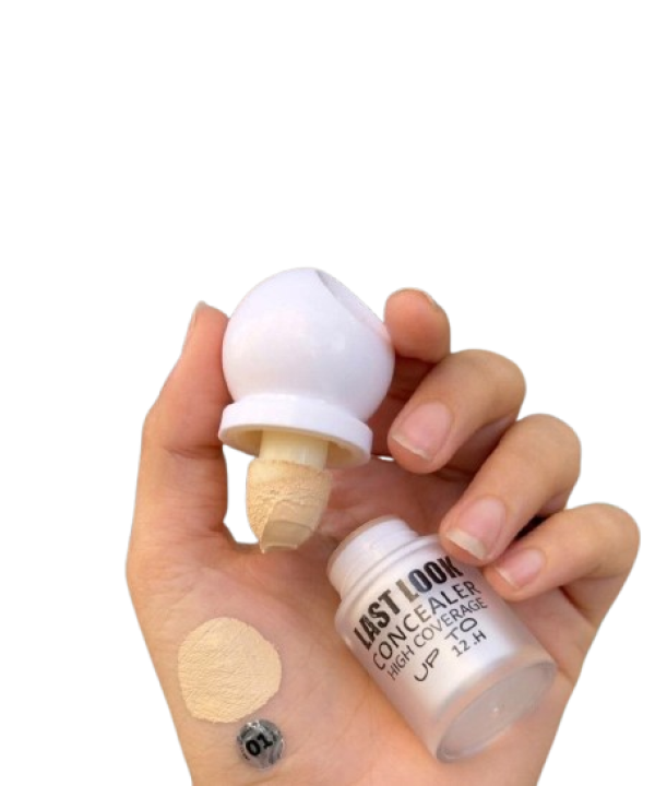 كونسيلر لاست لوك العلاجي الجديد بالأسفنجة تغطية كاملة وثبات 12 ساعة | Last Look Concealer