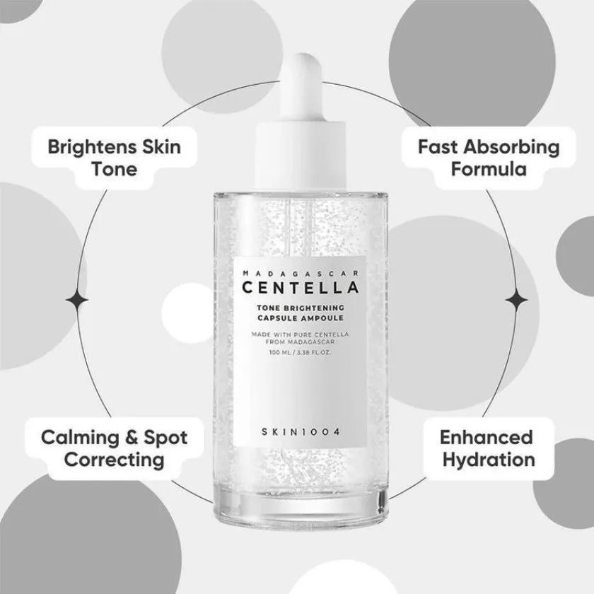 امبوله سيروم مدغشقر سنتيلا تون لتفتيح البشره من سكين1004 100ملي| SKIN1004 Madagascar Centella Tone Brightening Capsule Ampoule 100ml