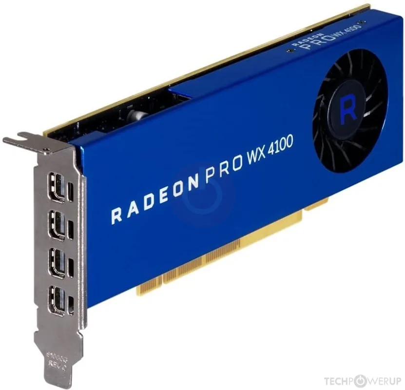 AMD Radeon Pro WX 4100 4G
