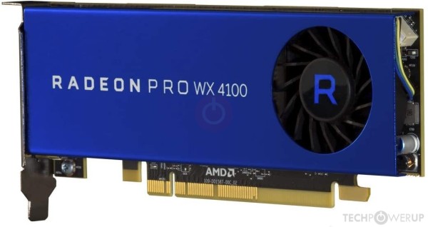 AMD Radeon Pro WX 4100 4G