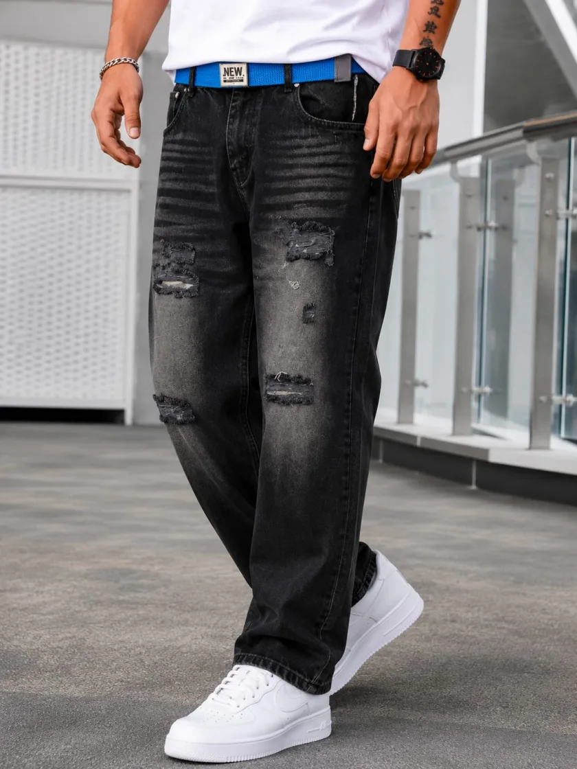 بنطلون وايد ليج كاتنج wide leg