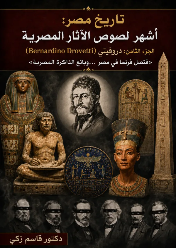 تاريخ مصر: أشهر لصوص الآثار المصرية الجزء الثامن: دروفيتي (Bernardino Drovetti) «قنصل فرنسا في مصر....وبائع الذاكرة المصرية»