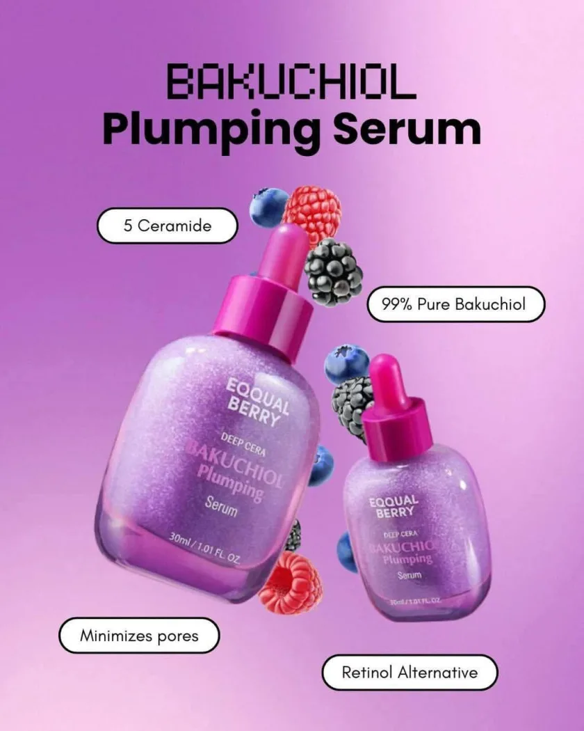 EQQUALBERRY Bakuchiol Plumping Serum