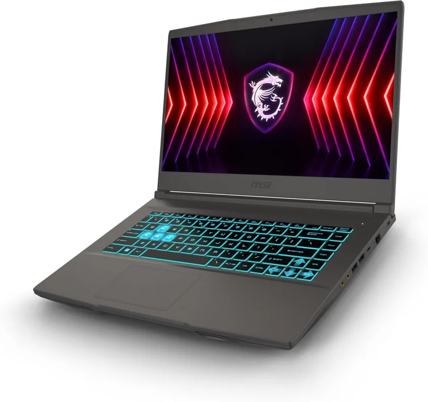 M S I لابتوب ألعاب رفيع 15 B13UC انتل كورi7 13620H، رام 16جيجابايت DDR4، SSD 512 جيجابايت، 15.6 بوصة بمعدل تحديث 13620 هرتز انفيديا RTX 3050