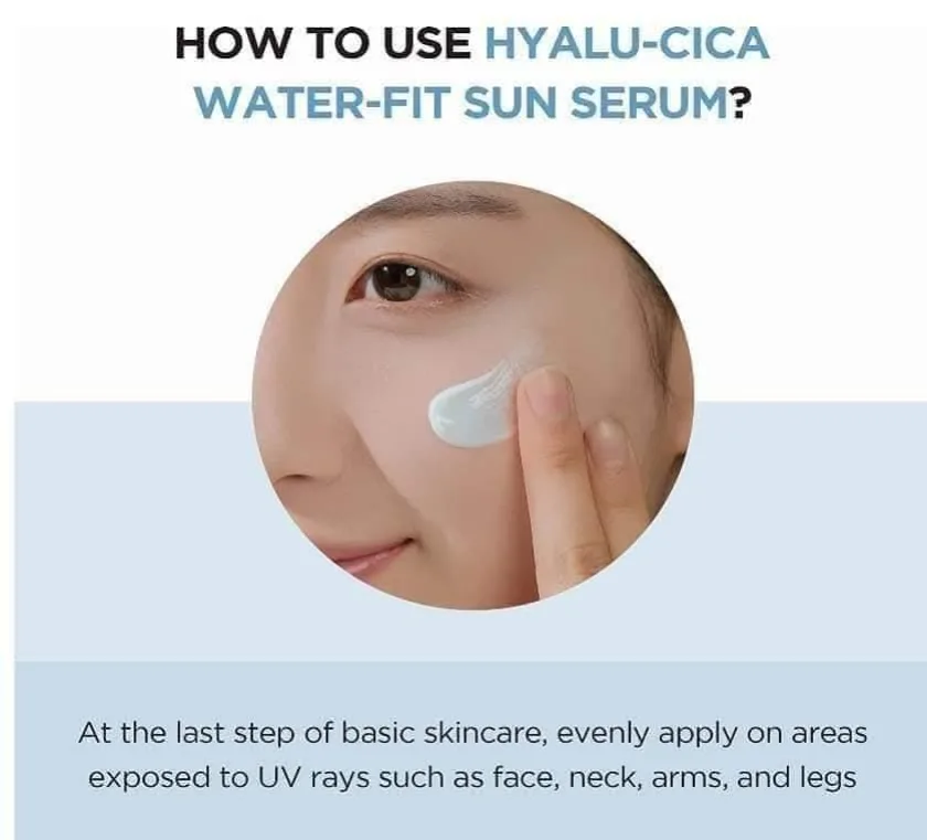 SKIN1004 Hyalu-Cica Water-Fit Sun Serum