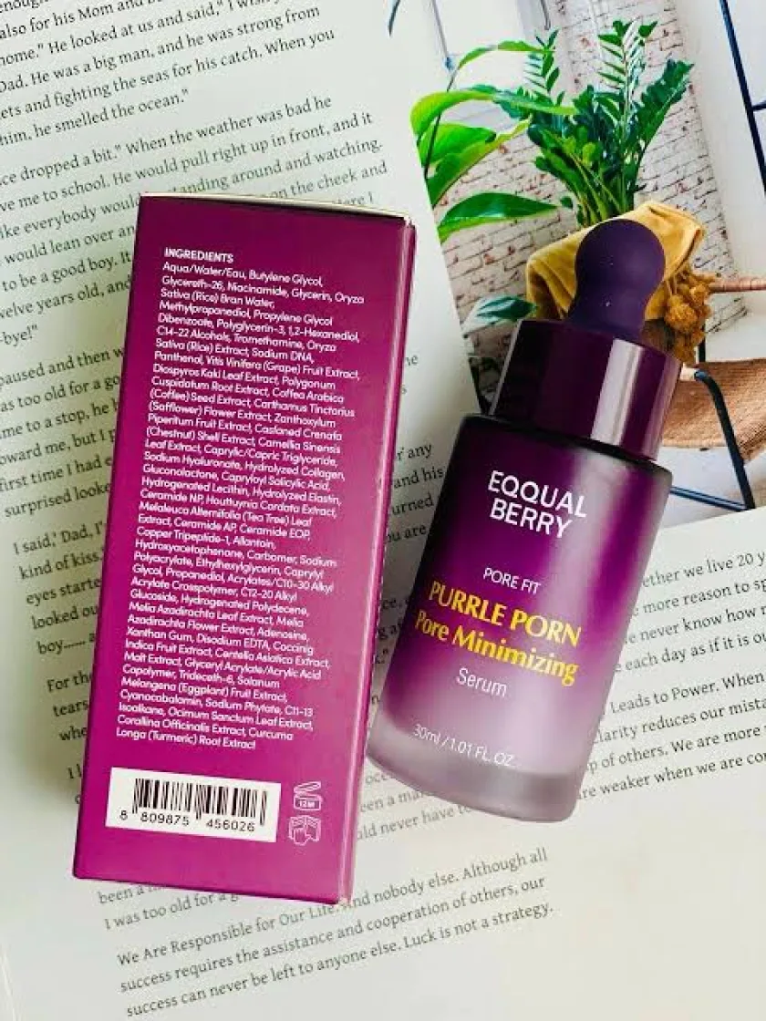EQQUAL BERRY PURPLE PDRN Pore Minimizing Serum