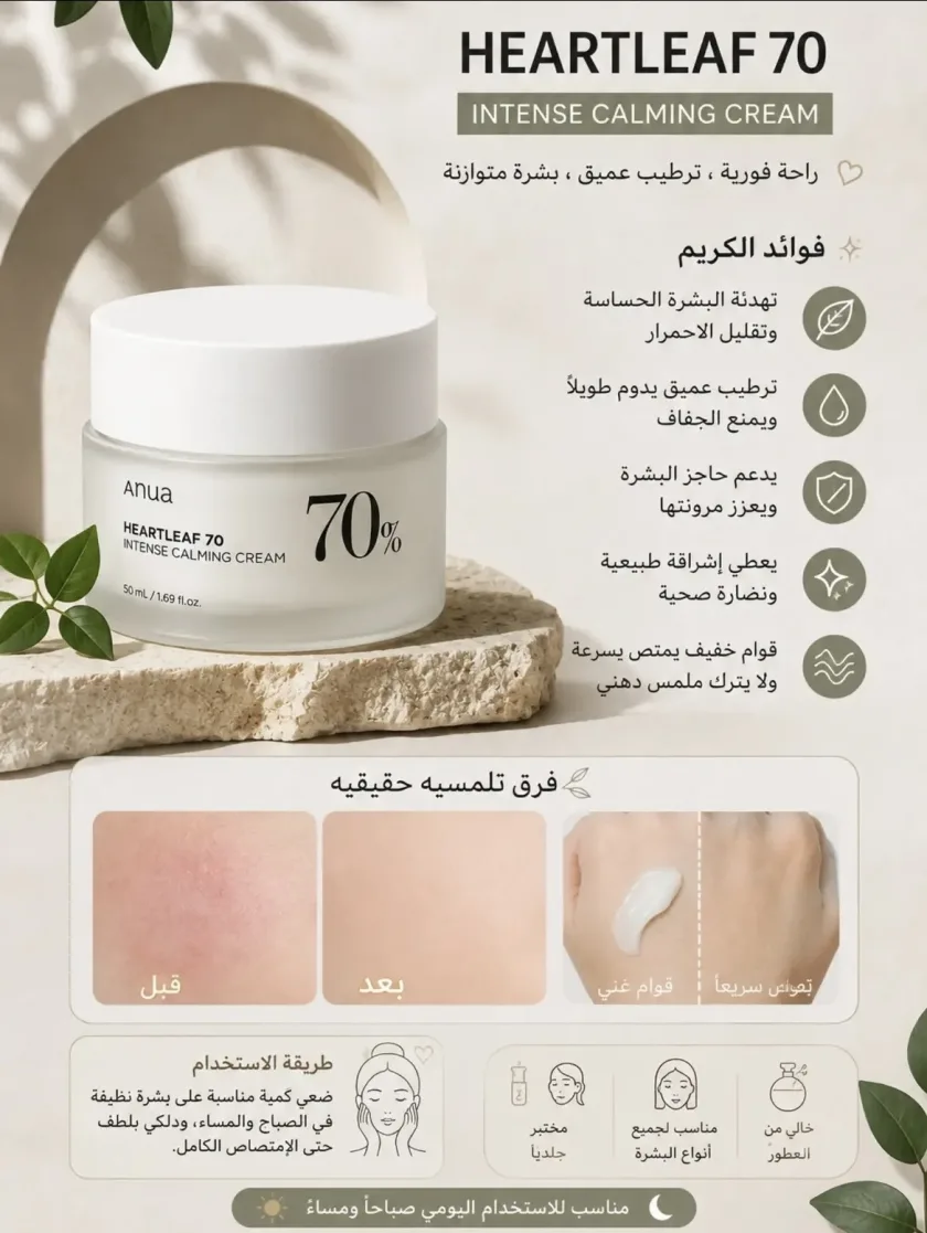 Anua Heartleaf 70 Intense Calming Cream