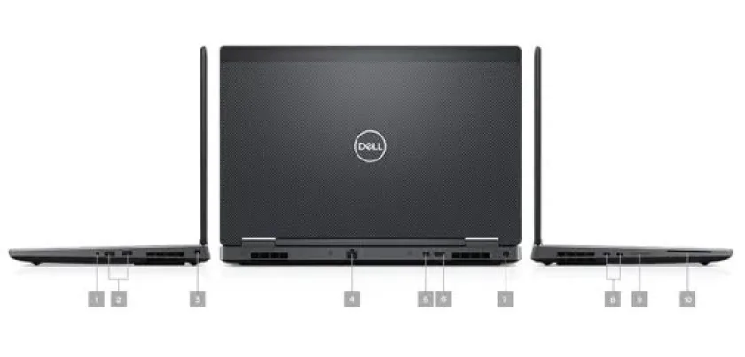 Dell Precision 7530 Core i7-8750H – 16G Ram – 512G SSD Nvidia Quadro P1000