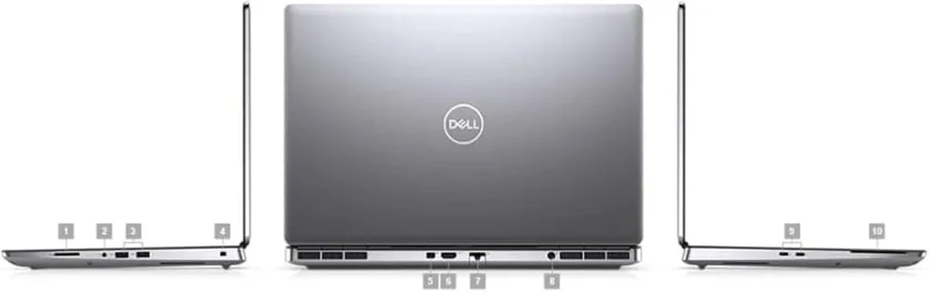 DELL precision 7560 Core i7-11850H – 16G Ram – 512G SSD M.2 NVMe – Nvidia T1200 4G UP TO 20G + Intel UHD Graphics