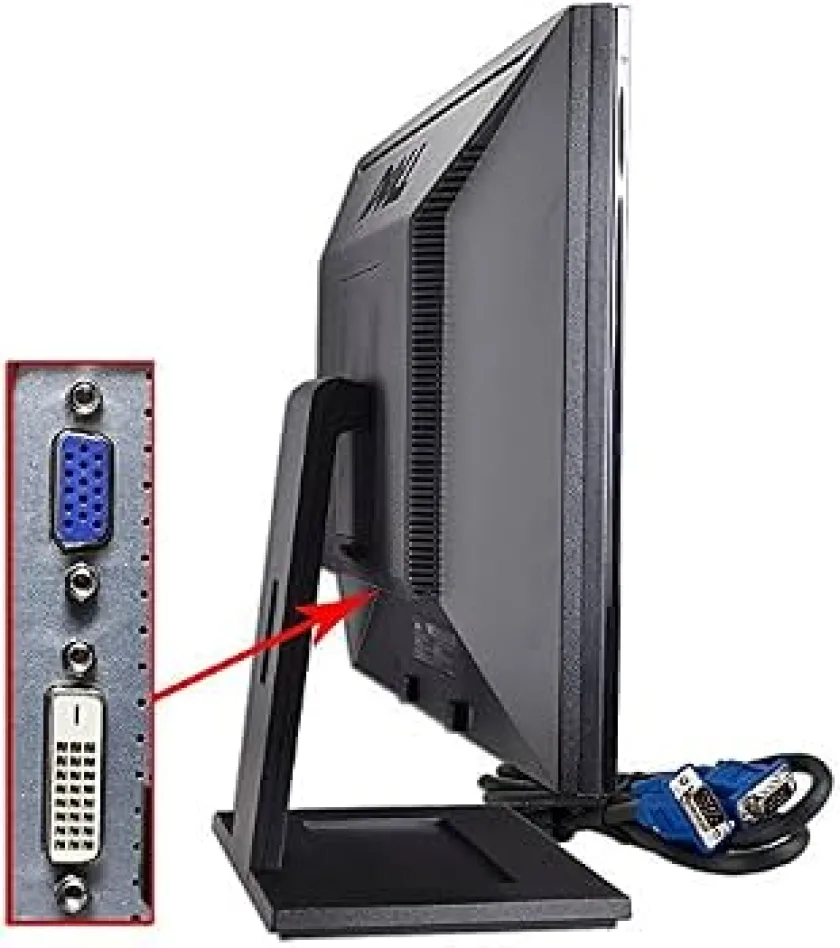 شاشة Dell 20" Monitor – VGA + DVI
