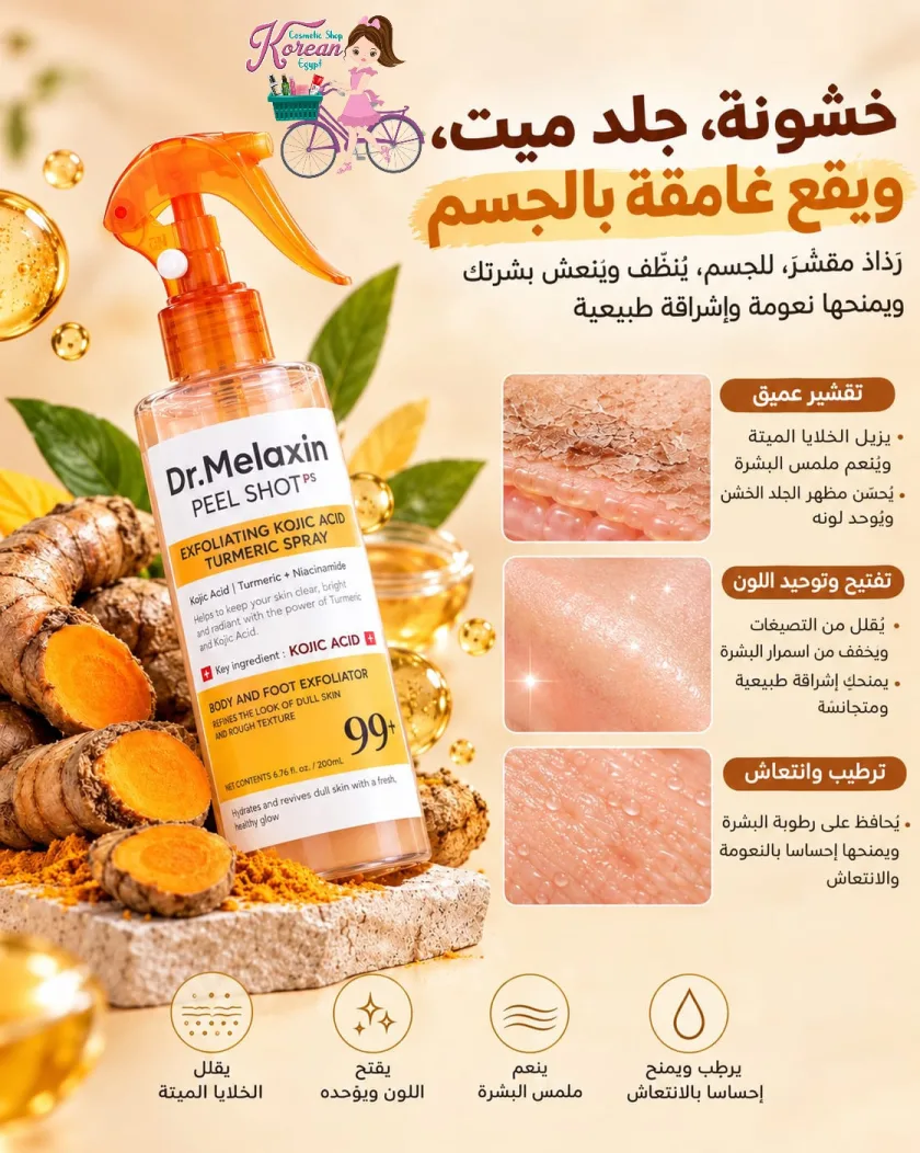 Dr. Melaxin Peel Shot Exfoliating Kojic Acid Turmeric Spray
