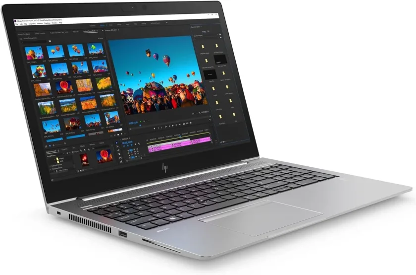 HP ZBook 15u G6 | Core i7-8665U (8th Gen) – 8GB RAM DDR4 3200 – 256GB SSD NVMe – AMD Radeon Pro WX 3200 4GB GDDR5 + Intel UHD 620 – 15.6" FHD IPS