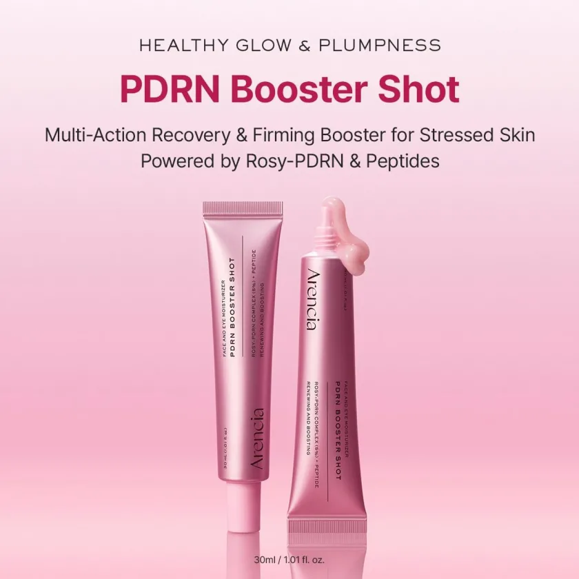 أرينسيا سيروم PDRN لتعزيز ترطيب البشرة وتحسين المرونة والنضارة 30 مل | Arencia PDRN Booster Shot