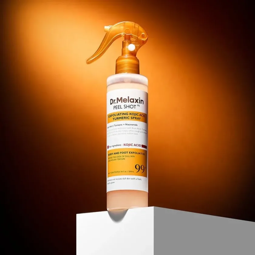 دكتور ميلاكسين بخاخ التقشير بحمض الكوجيك والكركم | Dr. Melaxin Peel Shot Exfoliating Kojic Acid Turmeric Spray