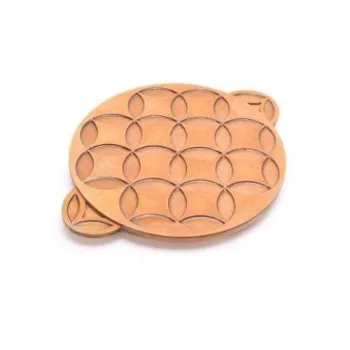 صينية خشب صناعة يدوى (٤٠ سم) بنى - NAMCP40BR