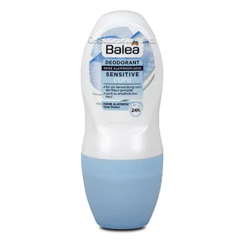 باليا  مزيل العرق رول أون للبشرة الحساسة مع الألوة فيرا  Balea Sensitive Roll-On Deodorant 50 ml