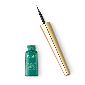 كيكو ميلانو ايلاينر 03 محدد عيون اسود لامع ا 03 Kiko Holiday Gems Sparkly Eyeliner