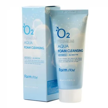 فارم ستاي غسول بماء الأكسجين الممتاز  | Farm Stay O2 premium aqua foam cleansing