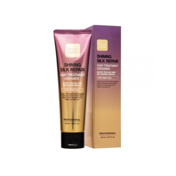 فارم ستاي معالج الشعر شاينينج سيلك ريبير بالسيراميد -1PCE بني 150مل | Shining Silk Repair Hair Treatment Ceramide-1Pce Brown 150ml