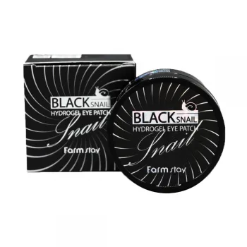 فارم ستاي باتش للعين بالحلزون الاسود | Farm stay black snail hydrogel eye patch