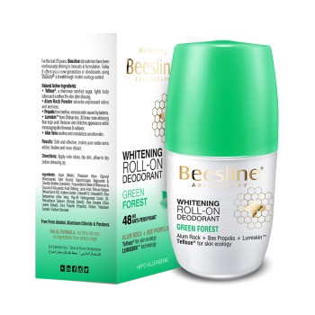 بيزلين رول أون مزيل الرائحة لتفتيح البشرة - نسمة من الغابة  | Beesline Whitening Roll-On Deodorant green forest