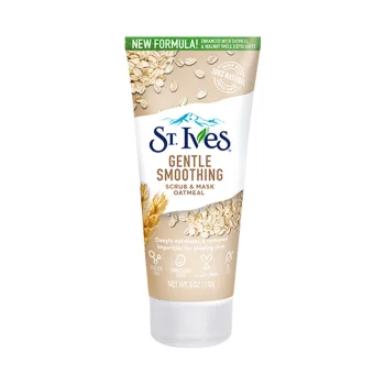سانت ايفز  ماسك و سكراب بالشوفان يساعد على التنعيم 170 جرام  | ST. Ives Gentle Smoothing Oatmeal Face Scrub & Mask 170gm