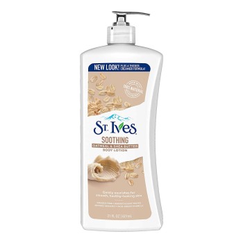 سانت ايفز لوشن ترطيب الجسم  بدقيق الشوفان وزبدة الشيا 621 مل- St. Ives, Body Lotion, Soothing, Oatmeal & Shea Butter 621 ml
