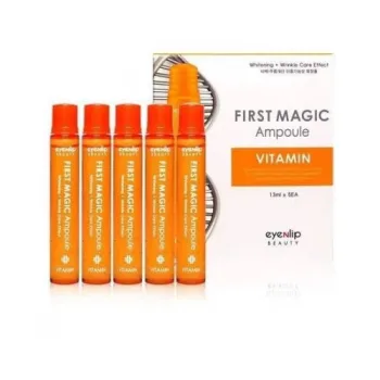 اينليب امبول فيتامين فيرست ماجيك للوجه ( 13 مل * 5 امبولات )  | (13ml X 5PCS) EYENLIP first magic Vitamin ampoules