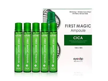 اينليب امبول السانتيلا فيرست ماجيك للوجه ( 13 مل * 5 امبولات ) | (13ml X 5PCS) EYENLIP first magic cica ampoules