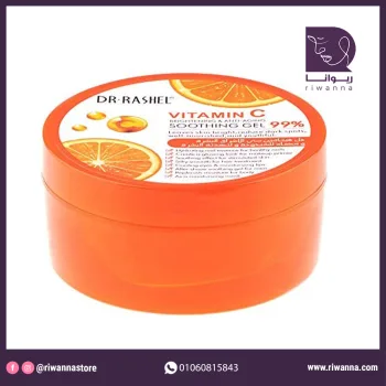 د راشيل جل فيتامين سي لتفتيح البشرة ومضاد للشيخوخة  300 جم |  Vitamin C Brightening & Anti-Aging Soothing Gel Clear 300g