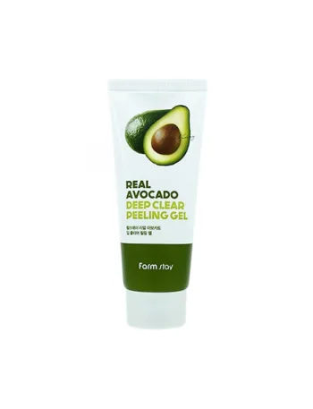 فارم ستاي جل التقشير العميق ريال افوكادو  - 100 مل | Farm Stay Real Avocado Deep Clear Peeling Gel-100ml