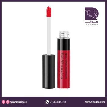 ميبلين روج سانسيشونال ليكويد مط انك 03- ENSATIONAL LIQUID MATTE 03 Flush It Red
